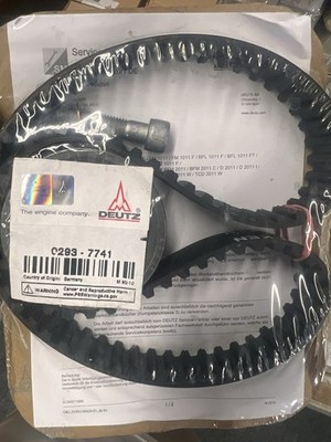 0293-7741 New Old Stock Deutz Timing Belt Repair Kit OEM  02937741