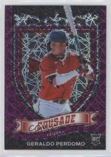 2021 Panini Chronicles Crusade Purple Velocity Prizm Geraldo Perdomo #8 2u3