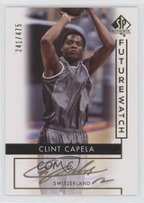 2014-15 SP Authentic Future Watch 241/475 Clint Capela #81 Rookie Auto RC 1l2