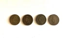 LOT OF 4 INDIAN HEAD One Cent-Penny : 1883, 1902, 1904, 1907 As seen in photos