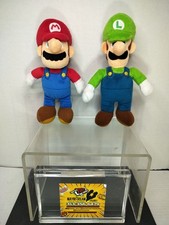 2020 Jakks Nintendo Super Mario Bros. Mario  Luigi 8in Plush Lot / AS-IS