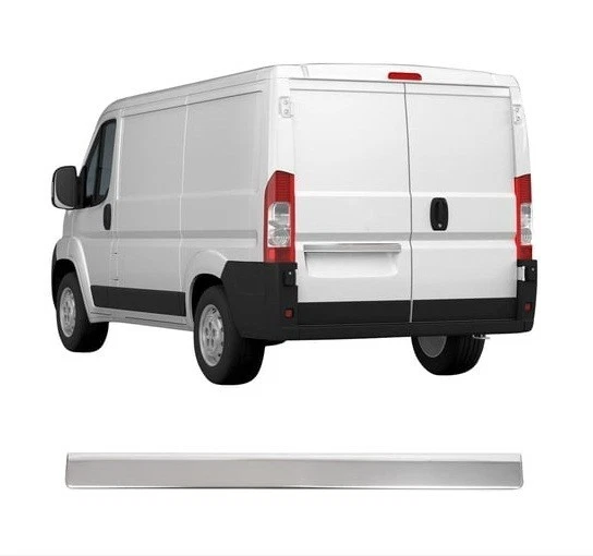 Tampa do porta traseira tampa do porta-malas acabamento cromado para Peugeot Boxer Van 2006+ - Imagem 2 de 4