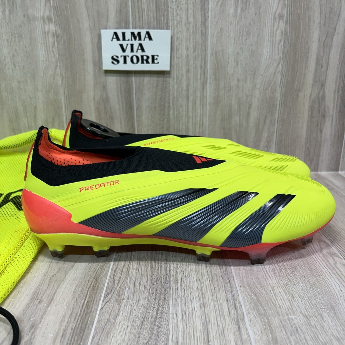 Adidas Predator Elite LL FG \'Team Solar Yellow\' IE2366 Soccer size 10.5 Adidas Predator Elite FG Team Solar Yellow Soccer Cleats  main image 4