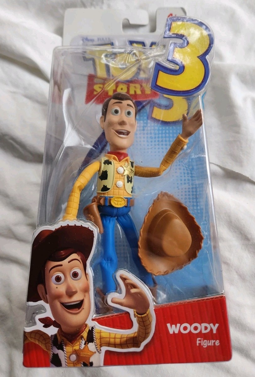 Disney Pixar Toy Story 3 Woody Action Figure T0476 Mattel 2009 New