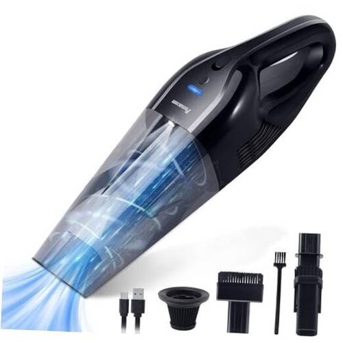 Portable Handheld Vacuum Cordless – 10,000Pa Suction Power, Lightweight 1.8