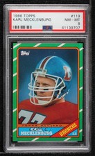 1986 Topps Karl Mecklenburg #119 PSA 8 0f4i