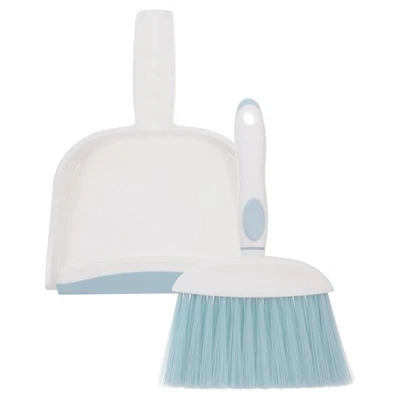 Ensemble petit balai pelle à poussière, mini poubelle avec brosse, fouet à - Photo 1/4