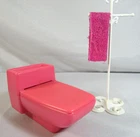 VINTAGE MATTEL 1979 BARBIE SUPERSTAR ERA DREAM HOUSE COMMODE & TOWEL RACK SET