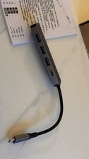 Image of Amazon Basics USB-C Hub 4-Port 10Gbps – 3x USB-A & 1x USB-C – New Open Box