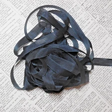 Vintage Rayon Seam Binding Ribbon 5 Yds Artic Blue Sewing Trim Crafts Gift Wrap