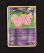 Exeggcute 63/123 HeartGold SoulSilver Reverse Holo Pokemon Card DMG