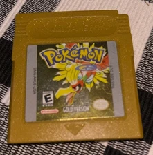 Pokémon Gold Version game cartridge for the Nintendo Game Boy