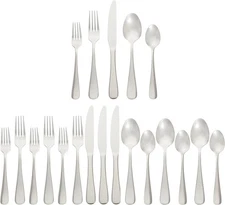20-Piece Stainless Steel Silverware Set Service for 4