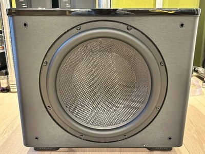 REL Acoustics HT/1510 Subwoofer in Black w Box Serial 3423 VERY GOOD