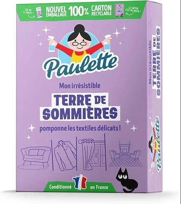 Terre de Sommières 400 Gr Détache les Textiles à Sec Les Mauvaises Odeurs . - Photo 1/3
