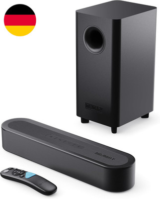 MAJORITY Bowfell Axis Soundbar Für Tv Geräte | 140W Dolby Audio Soundbar Mit Sub