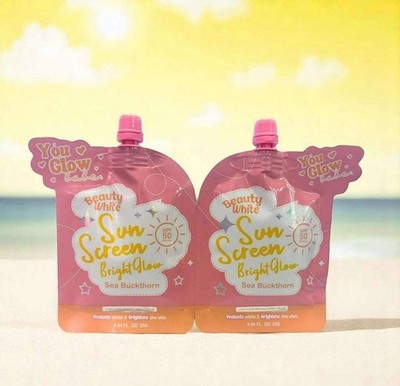 You Glow Babe Beauty White Bright Glow Sonnencreme LSF50 PA+++ DOPPELPACK je 20g