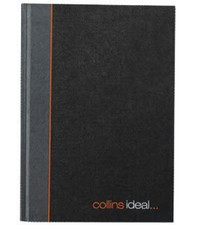 Collins Ideal A4 Feint Ruled Manuscript Book - 6248. 192 Pages,Grey