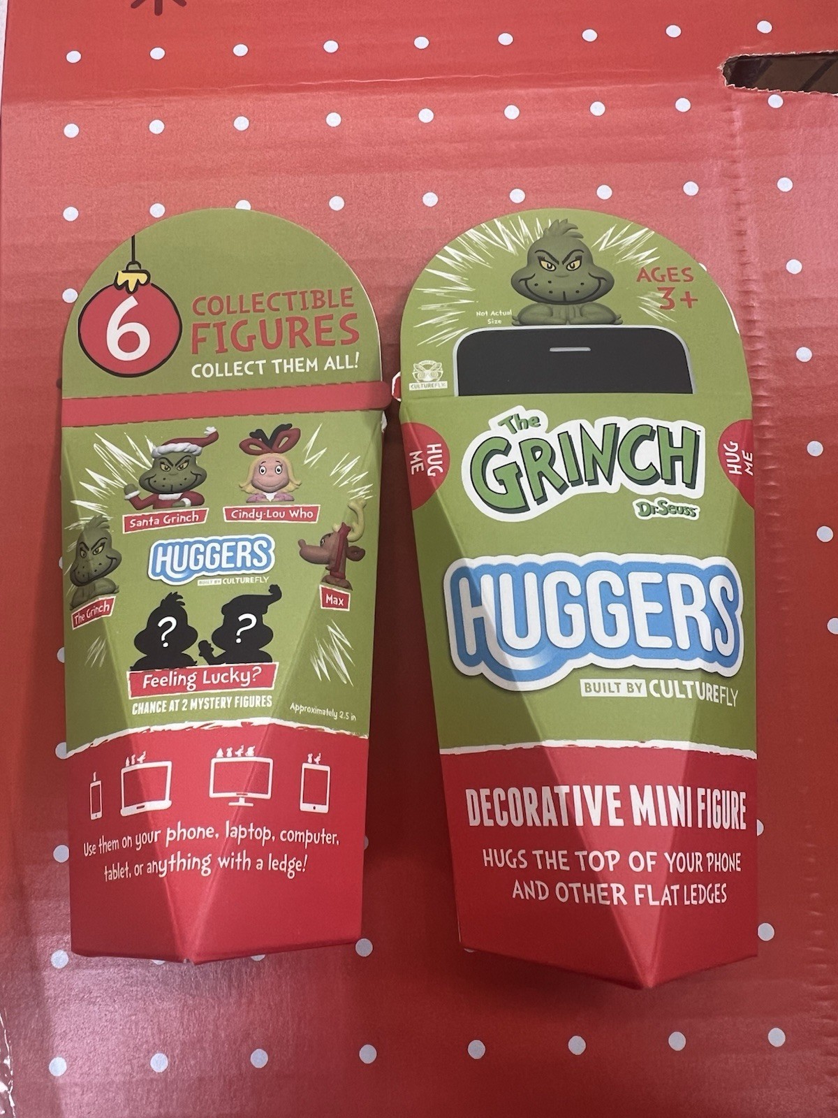 *NEW* The Grinch Phone Huggers Decorative Mini Figure Blind Box. Sealed