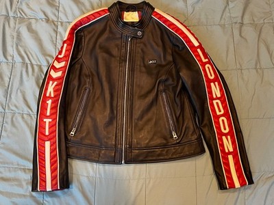 Leather JACK1T Brand Cafe Racer London Jacket Women s Size XL King of Leathers