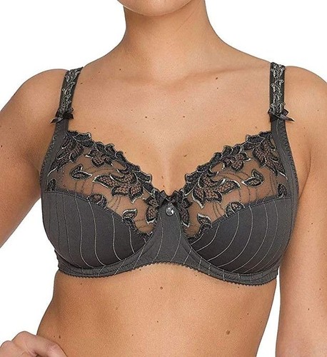 Prima Donna Primadonna Bra Womens Size 30D Gray Deauville Lace Full Cup