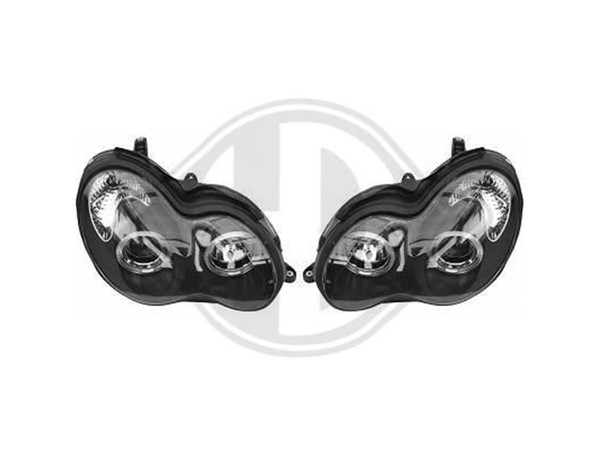 "\"Designscheinwerfer Set Angel Eyes FüR Mercedes W203 2000-2007\""-image