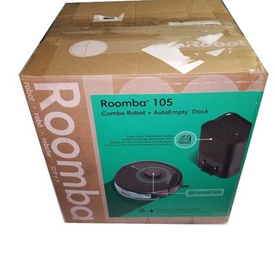 【新品未開封品】Roomba 105 Combo + AutoEmpty iRobot - Roomba 105 Combo Vacuum & Mop + AutoEmpty Dock