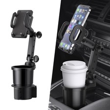 1 PC Car Cup Holder Phone Mount, Universal Adjustable Cup Holder Cradle, 2-in...