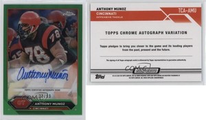 2023 Composite Topps Chrome Green Refractor /99 Anthony Munoz #TCA-AMU Auto HOF