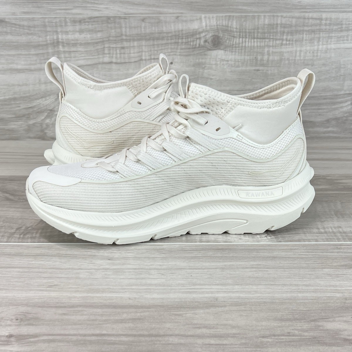 Hoka One One Women Kawana Mid Running Shoes Size 10 B Alabaster