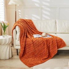 Sherpa Large Throw Blanket Single Layer,Light Weight 1.7lb ,320GMS-3D Stylish...