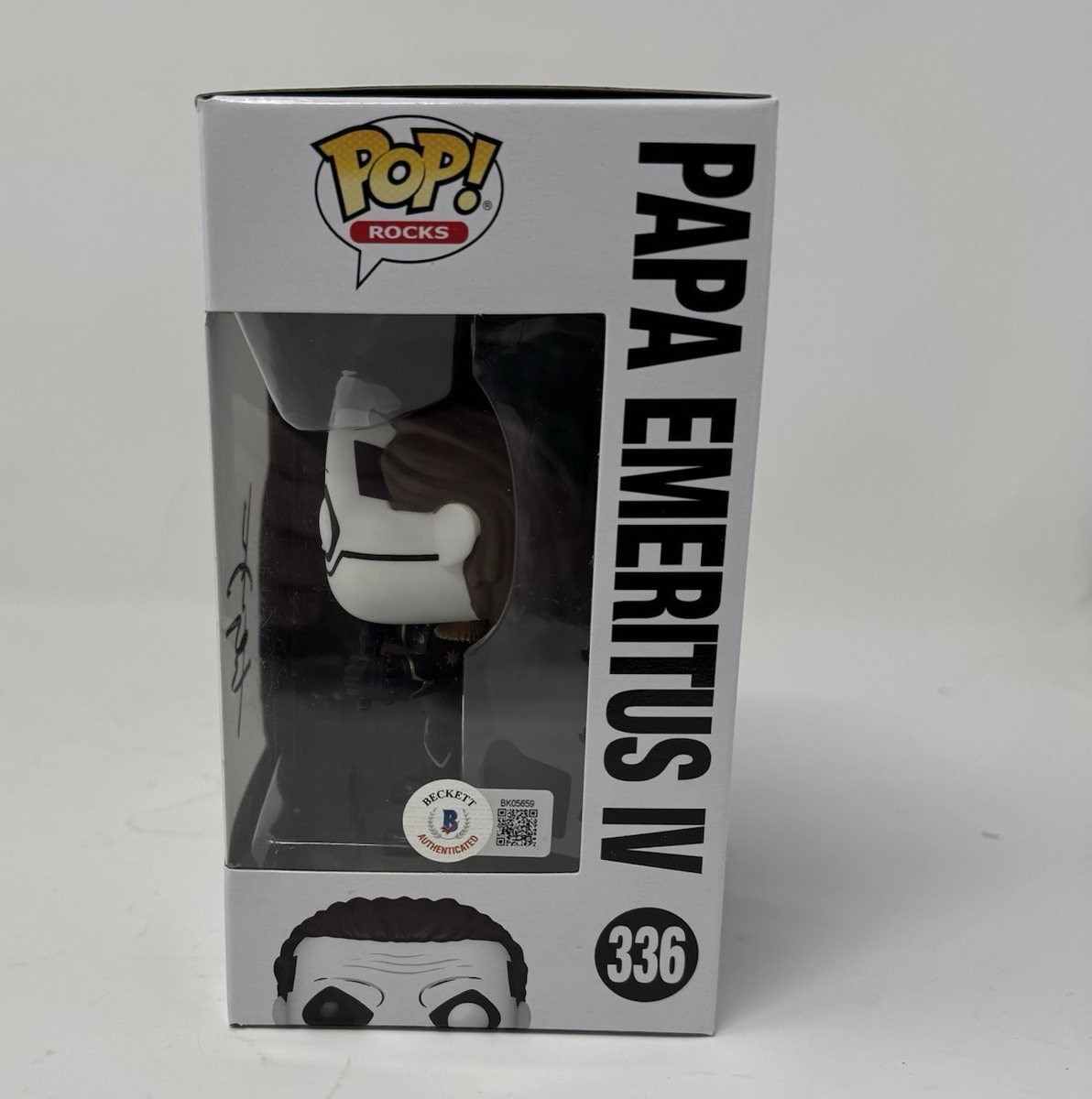 Tobias Forge Ghost Signed Funko Pop Papa Emeritus IV 336 Autograph