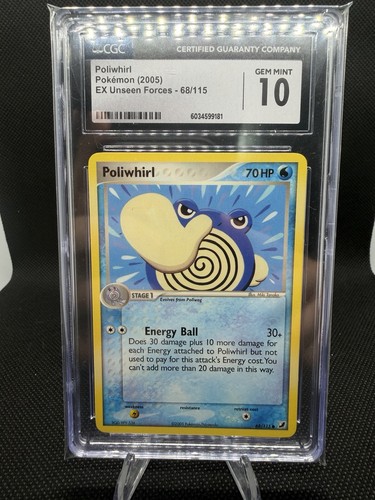Poliwhirl graded CGC 10 for sale on eBay