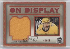 2022-23 Upper Deck The Cup On Display Jersey 42/49 Filip Forsberg #OD-FF s3g
