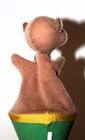 Vtg CONE PUPPETS on WOOD STICK Alligator & Monkey POP UP 2 Peekaboo Kids Toy — photo 10