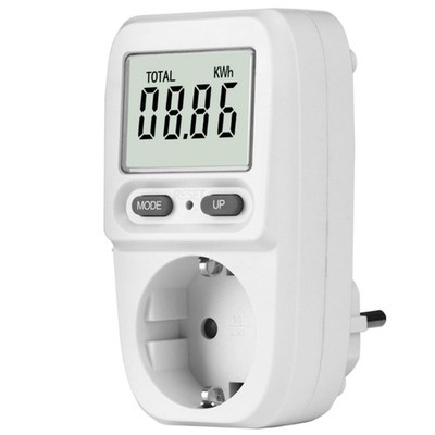 Stromverbrauchsmesser Energiekostenmessgerät Stromzähler für Steckdose, Energ...