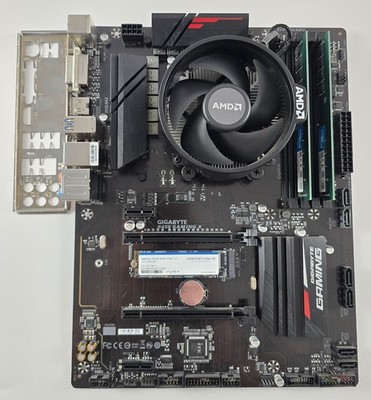 AMD Ryzen 5 2600 + Gigabyte B450 Gaming X + 16GB DDR4 + 256GB SSD + Win 11 #149