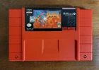 DOOM SNES Super Nintendo Red Cartridge Authentic Tested Clean Label