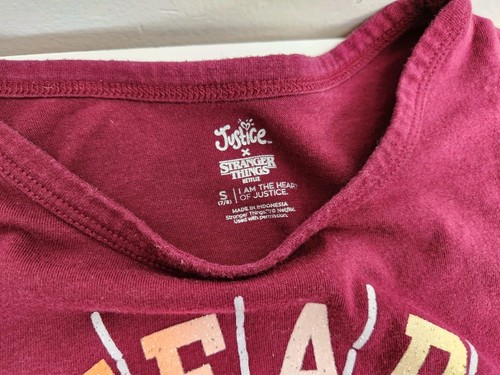 Stranger Things Justice TShirt Lot XS S Hawkins High Tiger Friends Don't Lie EUC - Picture 6 of 7