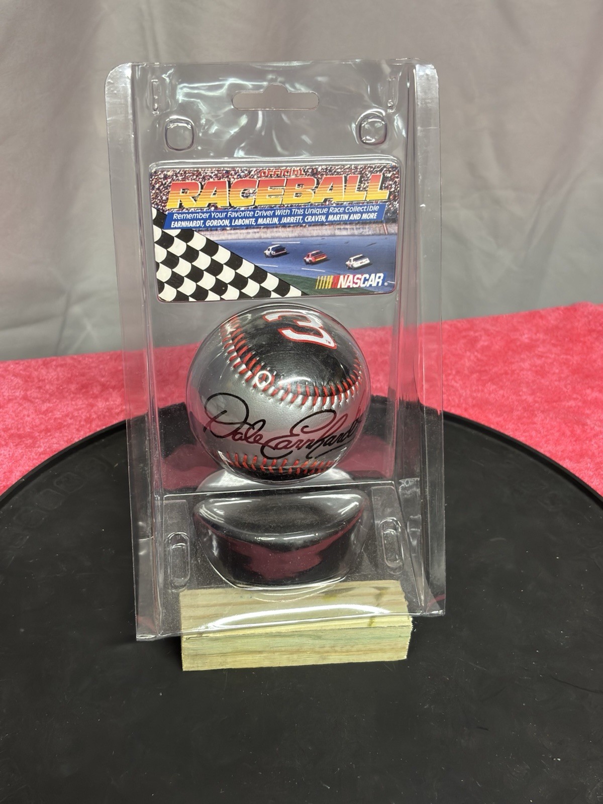 Dale Earnhardt Sr NASCAR Intimidator Baseball RACEBALL Memorabilia Collectible