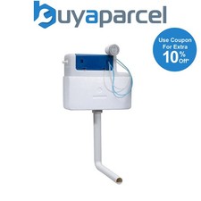 Tavistock Vortex Slimline Concealed Dual Flush WC Toilet Cistern + Button