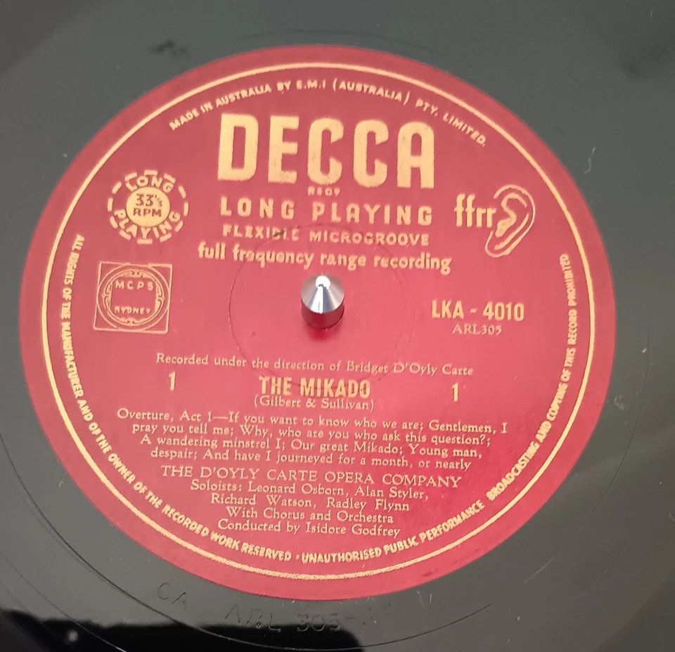 D'Oyly Carte Opera Company – The Mikado - double LP records VG+, box cover worn - Image 2 of 3