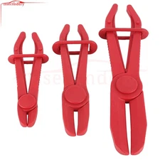 3Pcs Flexible Hose Clamp Kit Fuel Water Brake Line Pipe Pinch Off Pliers