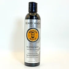 Beard Guyz Daily Beard Wash 8oz Coconut Olive Argan Oil Natural Grooming NEW
