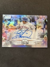 2025 Topps Stadium Club Bartolo Colon Auto Rainbow Foil #13/25 Mets