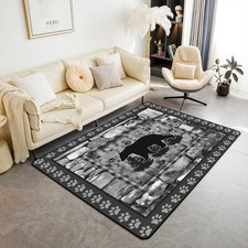 Bear Decorative Carpet Set 3x5 Wild Animal Area Rug for Boys Girls Children R...