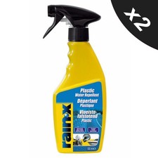 Rain-X Rain Repellent Hydrophobic Plastic Treatment 2x500 ml Water Repellent