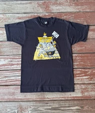 Vintage 90s Single Stitch T-Shirt Mens L Black Hatfield And McCoys Silver Strike