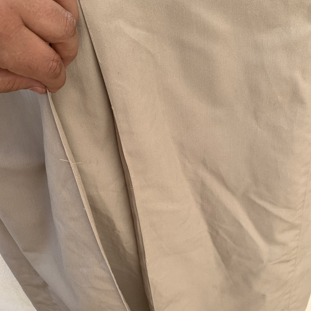 Christian Dior Monsieur Trench Coat 40 L Vintage Beige Double