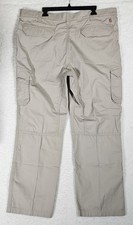 NEW Carhartt Force Mens 42x32 Relaxed Fit Ripstop Cargo Work Pants Beige